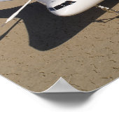 X-48B Onbemande luchtvaartuigen met blanco vleugel Poster (Hoek)