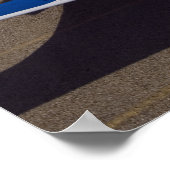 X-48B Onbemande luchtvaartuigen met blanco vleugel Poster (Hoek)