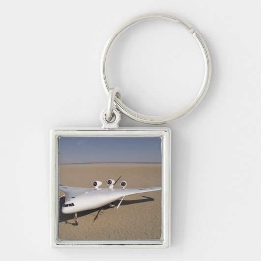 X-48B Onbemande luchtvaartuigen met blanco vleugel Sleutelhanger (Voorkant)