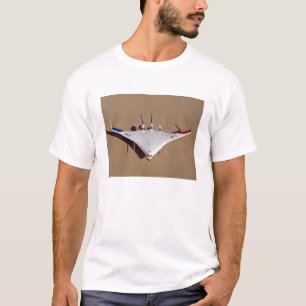 X-48B Onbemande luchtvaartuigen met blanco vleugel T-shirt