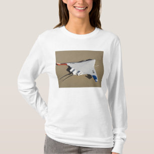 X-48B Onbemande luchtvaartuigen met blanco vleugel T-shirt