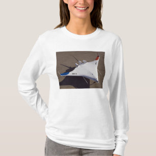 X-48B Onbemande luchtvaartuigen met blanco vleugel T-shirt