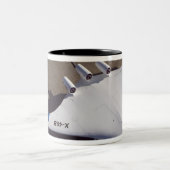 X-48B Onbemande luchtvaartuigen met blanco vleugel Tweekleurige Koffiemok (Center)