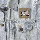 X-48B Onbemande luchtvaartuigen met blanco vleugel Vierkante Button 5,1 Cm (In situ)