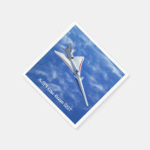 X-59 Supersonic Jet Vliegtuig met laag bereik Servet (Hoek)