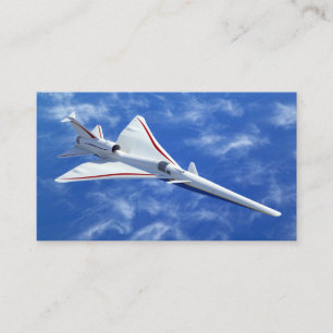 X-59 Supersonic Jet Vliegtuig met laag bereik Visitekaartje