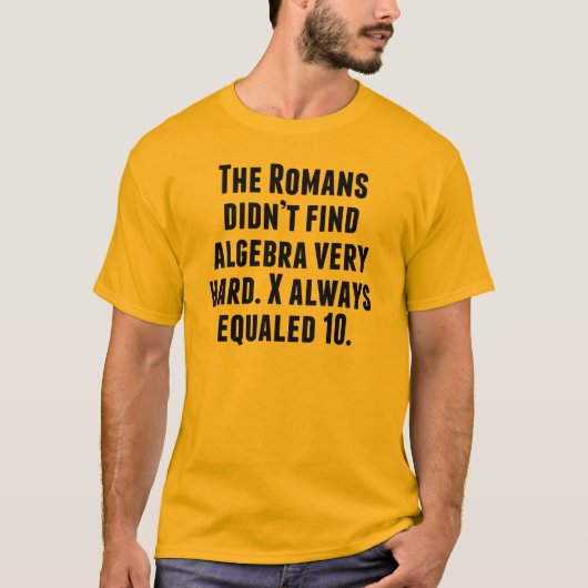 X Altijd gelijk aan 10 T-shirt (Voorkant)