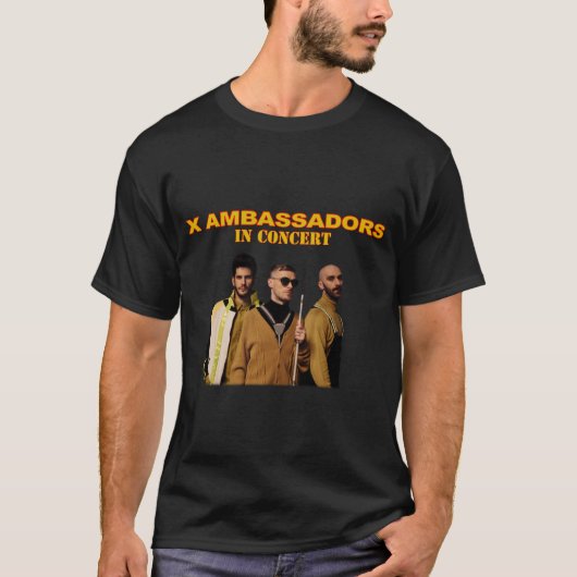 X AMBASSADORS TOUR 2019 T-SHIRT (Voorkant)