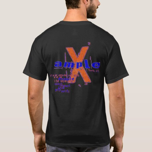 X-ample T-shirt (Achterkant)
