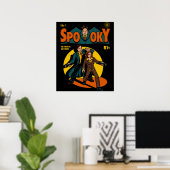 X-bestanden Spooky Comic Poster (Thuiskantoor)