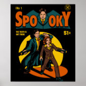 X-bestanden Spooky Comic Poster (Voorkant)