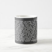 X-Bestandstitels van Episodes en Films Mok (Center)