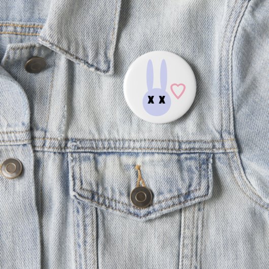 X-Bunnie Ronde Button 5,7 Cm (In situ)