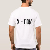 X - CON T-SHIRT (Achterkant)