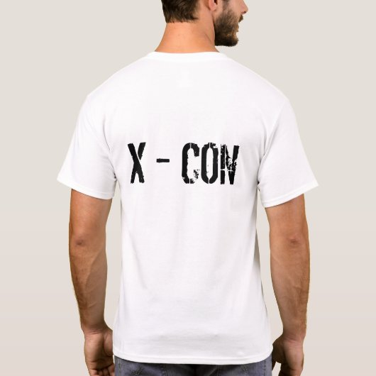X - CON T-SHIRT (Achterkant)