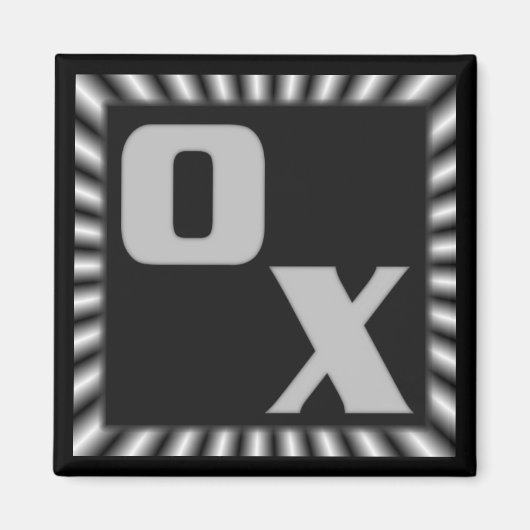 X EN O MAGNEET (Voorkant)