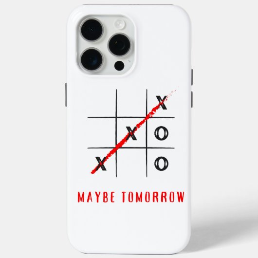 X en O, misschien morgen Case-Mate iPhone Case (Achterkant)