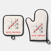 X en O, misschien morgen Ovenwant & Pannenlap Set (Voorkant)