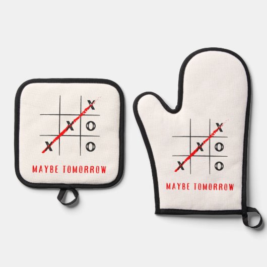 X en O, misschien morgen Ovenwant & Pannenlap Set (Voorkant)
