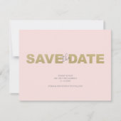 X en O Valentijnsdag Wedding Save the Date (Voorkant)