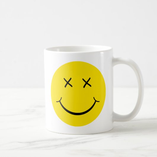 X Eye Smiley Face Koffiemok (Rechts)