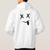 X Eyed Smile Face Hoodie (Achterkant)