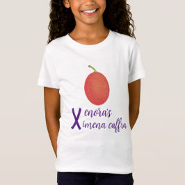 X Factor met Ximenia Caffra en X naam T-shirt
