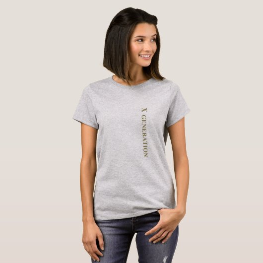 X Generation T-shirt (Voorkant volledig)