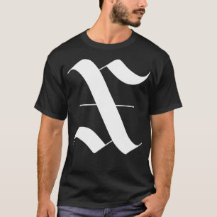 X gotisch monogram t-shirt
