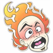 X-grote 14-inch x 14-inch vinylStickers met eigen  Sticker (Voorkant)