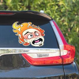 X-grote 14-inch x 14-inch vinylStickers met eigen  Sticker