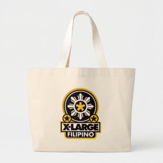 X-Grote Filippijnen - Zwart Grote Tote Bag