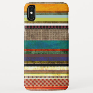 X grungy gestreepte kunst Case-Mate iPhone case