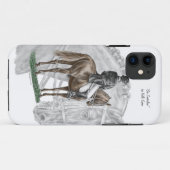 X-Halt Salute Dressage Horse Case-Mate iPhone Case (Achterkant (horizontaal))