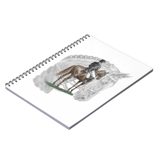 X-Halt Salute Dressage Horse Notitieboek (Linkerzijde)