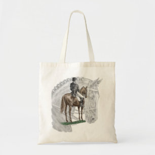 X-Halt Salute Dressage Horse Tote Bag