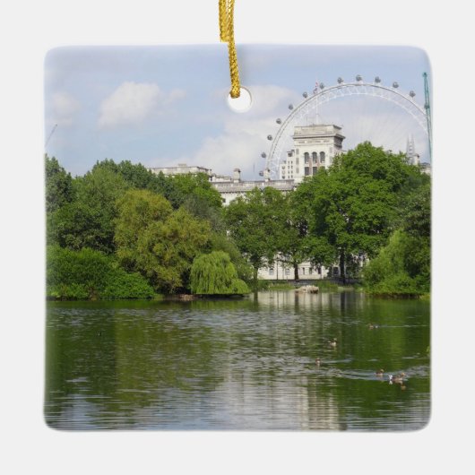 X: hart van Ceremonial London Keramisch Ornament (Voorkant)
