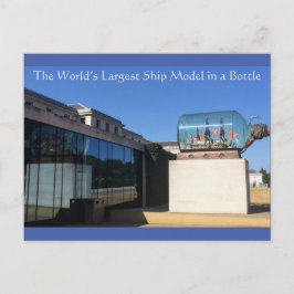 X: Het grootste scheepsmodel ter wereld in een fle Briefkaart