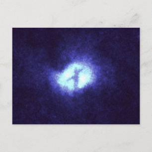 X in Whirlpool Galaxy M51 Briefkaart