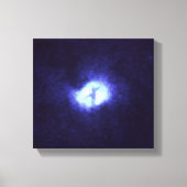 X in Whirlpool Galaxy M51 Canvas Afdruk (Voorkant)