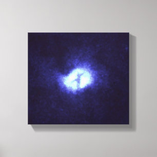 X in Whirlpool Galaxy M51 Canvas Afdruk