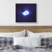 X in Whirlpool Galaxy M51 Canvas Afdruk (Insitu (Slaapkamer))