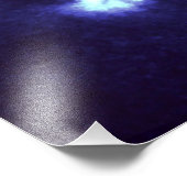 X in Whirlpool Galaxy M51 Foto Afdruk (Hoek)