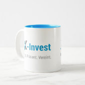 X-Invest Tweekleurige Koffiemok (Voorkant links)