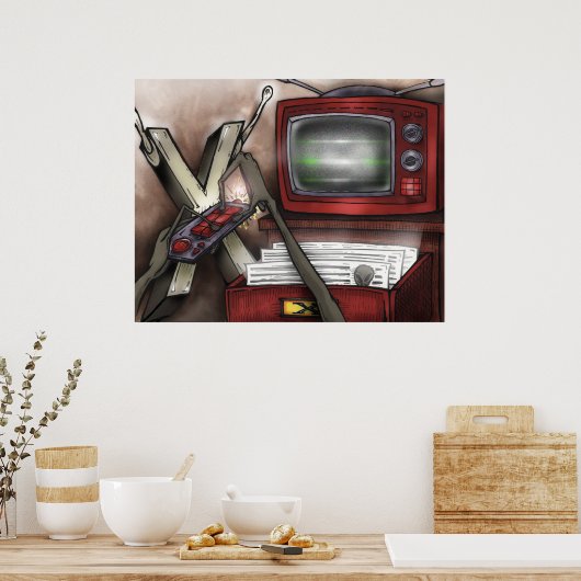 X is voor onbekend poster (Keuken)