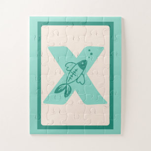 🩻X is voor Röntgenfoto – Plezierige alfabet onder Legpuzzel
