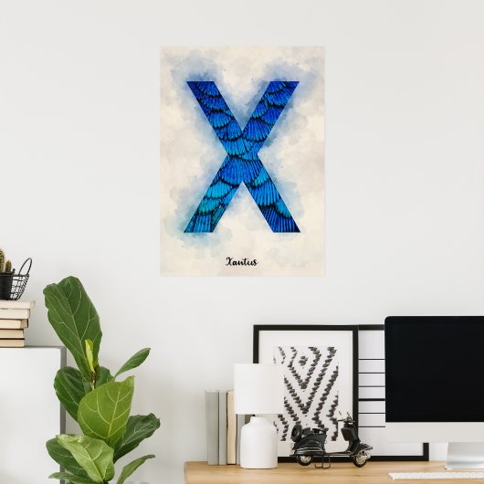 X is voor Xantus Poster (Thuiskantoor)