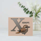 X is voor Xenops Briefkaart (Staand voorkant)