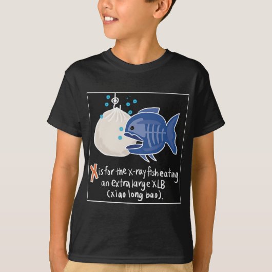 X is voor XLB Kinder T-shirt (Voorkant)