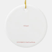 X.ITINERARIES: El Caracol Keramisch Ornament (Achterkant)